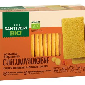 Tostadas Crujientes Cúrcuma y Jengibre – Santiveri