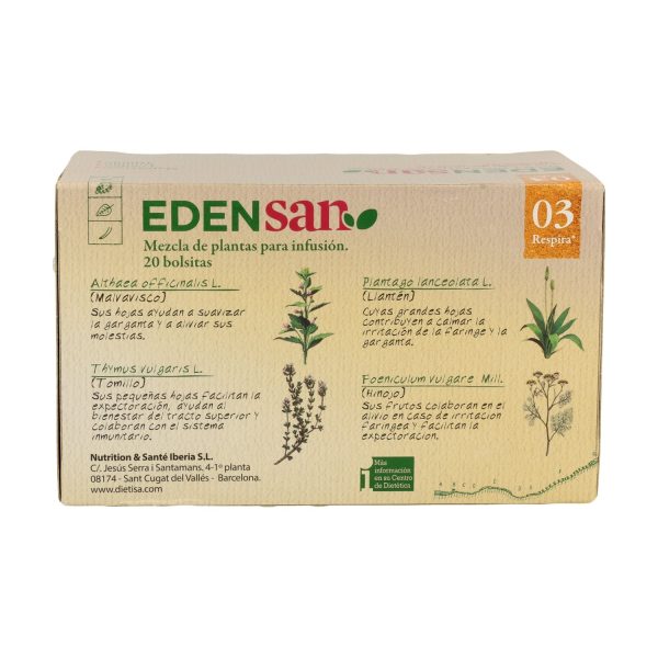 Edensan 03 Respira (20 Filtros) - Dietisa - Imagen 4