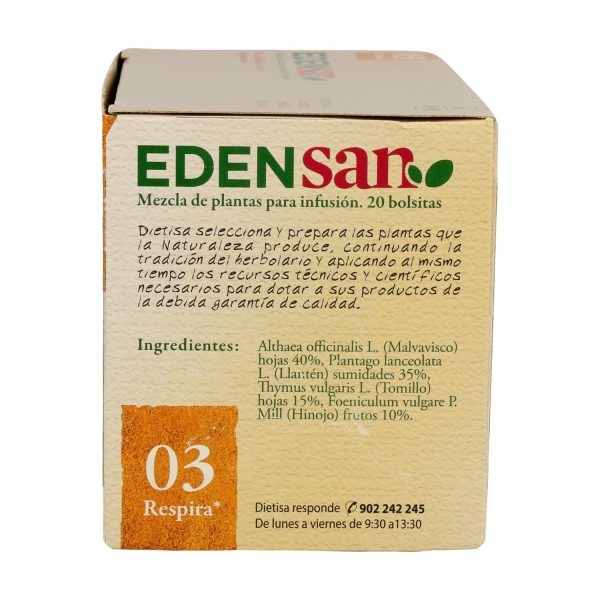 Edensan 03 Respira (20 Filtros) - Dietisa - Imagen 2