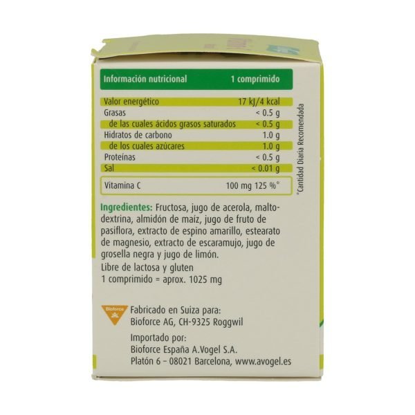 Vitamina C - (40 compr) - A.Vogel - Imagen 2