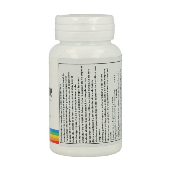 L-Tyrosine - 50 cáps. vegt. - Solaray - Imagen 3