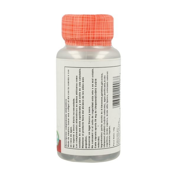 Ubiquinol CoQ-10 - 30 perlas 50 mg - Solaray - Imagen 2