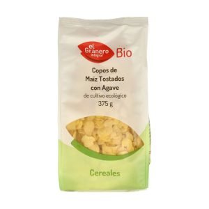 Copos de Maíz Tostado con Agave Bio – El Granero Integral