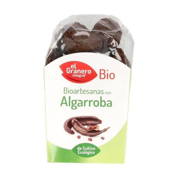 Galletas Artesanas con Algarroba BIO (250 gr) - El Granero Integral - Imagen 2
