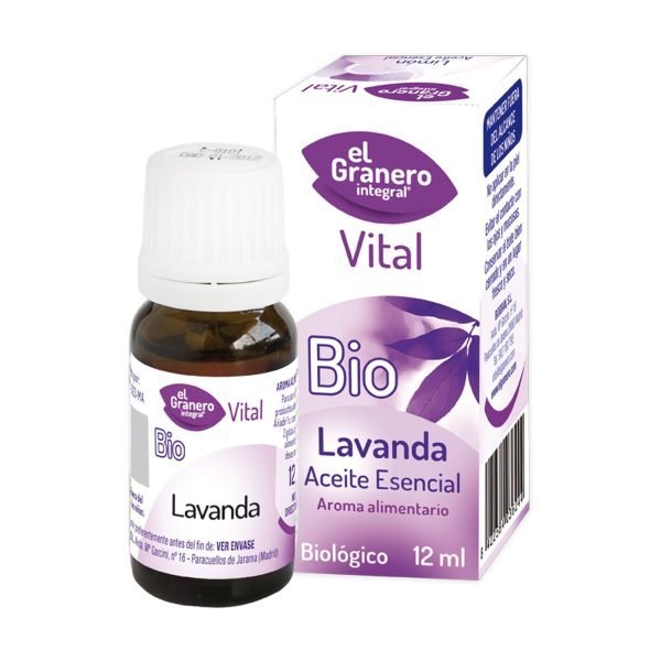 Aceite Esencial de Lavanda Bio (12 ml)- El Granero Integral