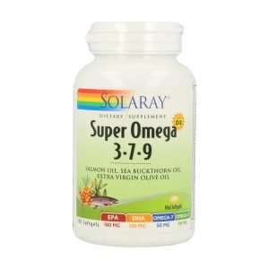 Super Omega 3-7-9 – 120 perlas – Solaray