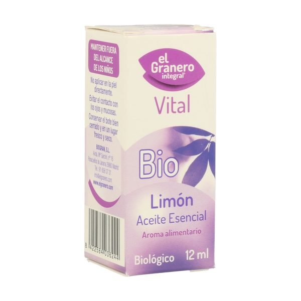 Aceite esencial de limón Bio (12 ml)- El Granero Integral