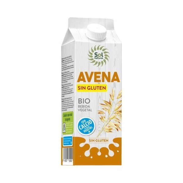 Bebida vegetal de avena con calcio Bio (1 Lt) - Sol Natural