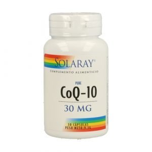 Q10 Coenzima Pure – 30 cáps. vegt. – Solaray
