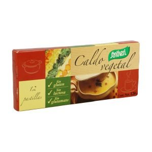 Caldo Vegetal Cubitos sin Gluten S/Lactosa – Santiveri