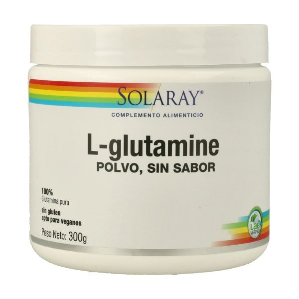 L-Glutamine Sabor Neutro Polvo - Solaray - Imagen 3