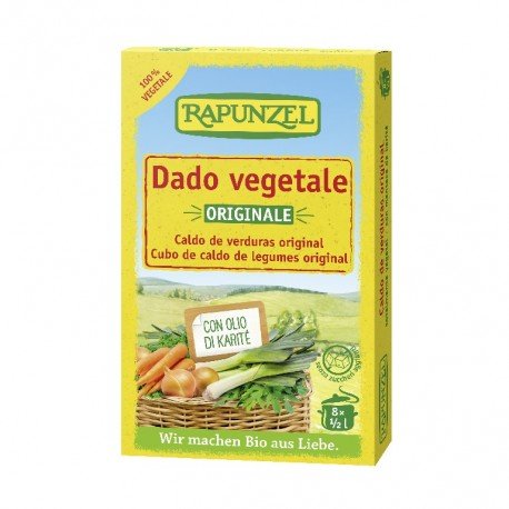 Caldo de verduras en cubitos Rapunzel 80 g
