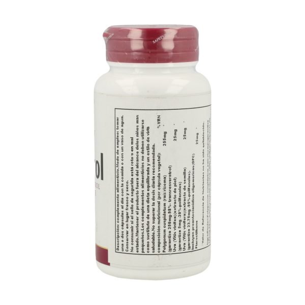 Super Resveratrol - 30 cáps. vegt. - Solaray - Imagen 3