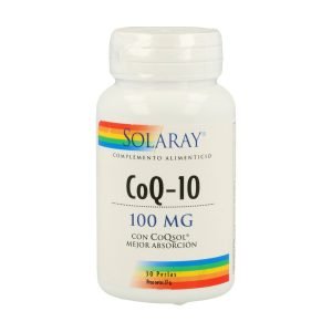 Pure Co-Q10 – 30 perlas 100 mg – Solaray