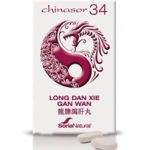 CHINASOR 34 COMPRIMIDOS – LONG DAN XIE GAN WAN – Soria Natural