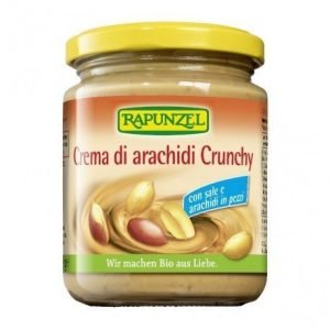 Crema de cacahuete Crunchy con sal (250G) – Rapunzel