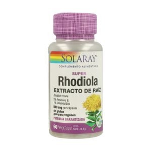 Super Rhodiola – 60 cáps. vegt. – Solaray