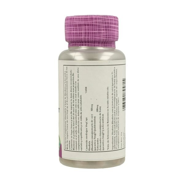 Schizandra & Rhodiola - 60 cáps. vegt. - Solaray - Imagen 2