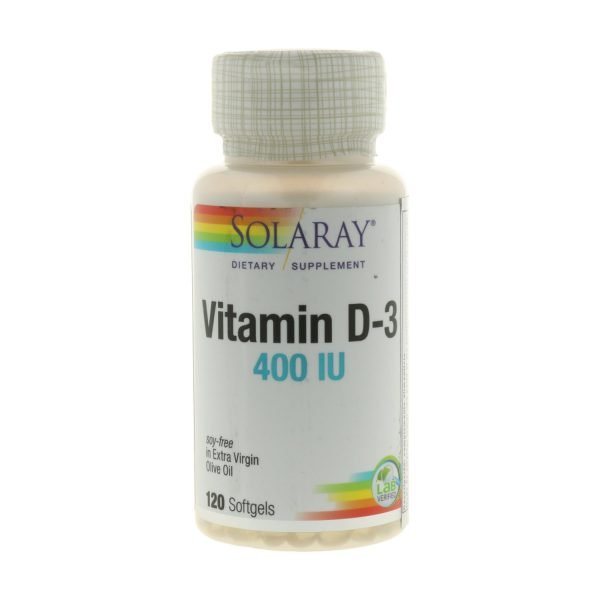 Vitamina D3 (120 perlas) - Solaray