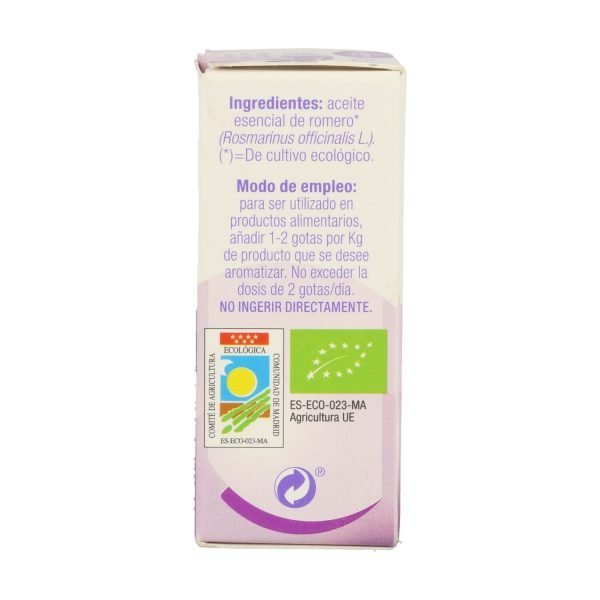 Aceite Esencial de Romero Bio  (12ml) - El Granero Integral - Imagen 2