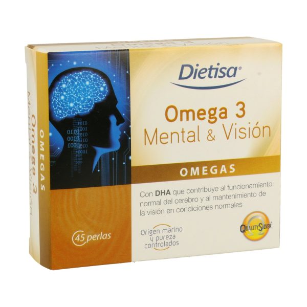 Omega 3 Mental Y Visión (45 perlas) - Dietisa