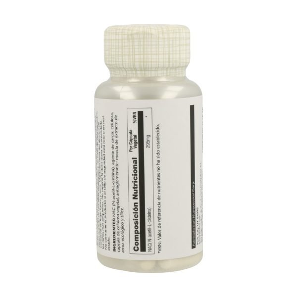 NAC - 60 cáps. vegt. 295 mg - Solaray - Imagen 3