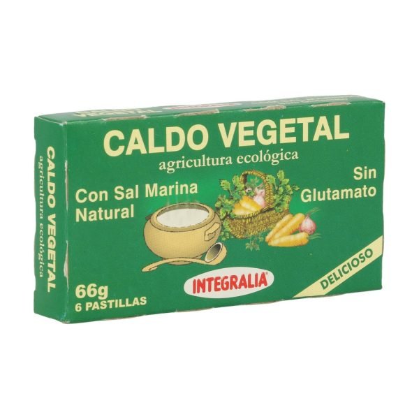 Caldo Vegetal Ecológico con Sal Marina Natural - Integralia