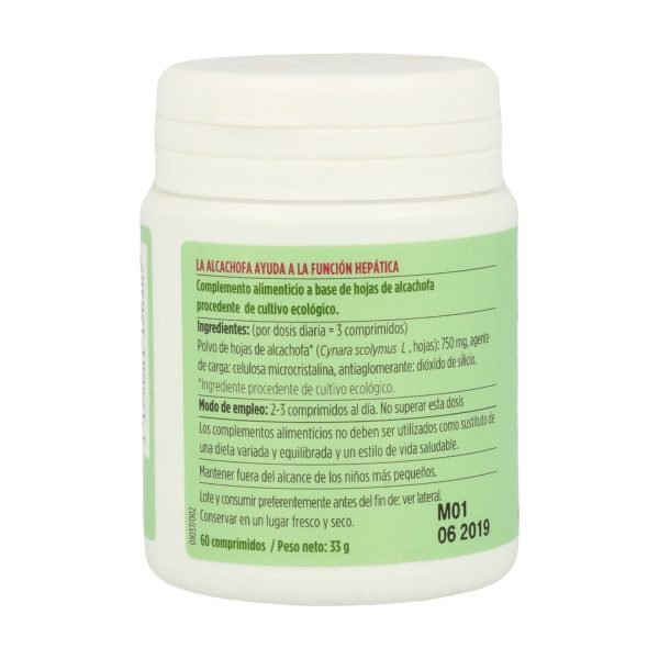 Edensan Alcachofa Bio (60 Comp)- Dietisa - Imagen 2