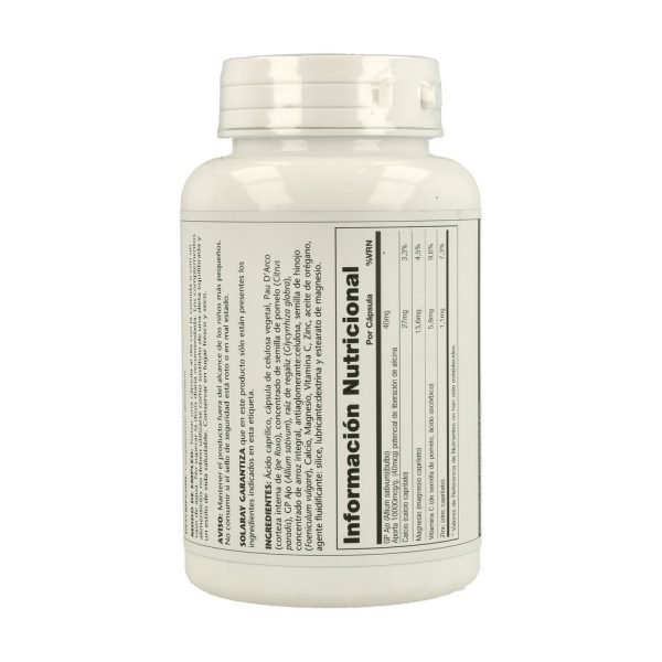 Yeast-Cleanse - 90 cáps. vegt. - Solaray - Imagen 2