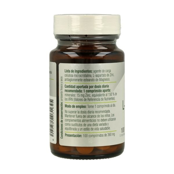 L-Aspartato de Zinc (100 compr) - El Granero Integral - Imagen 2