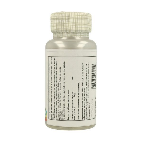 Citrate Boron 60 cáps. vegt. - Solaray - Imagen 2