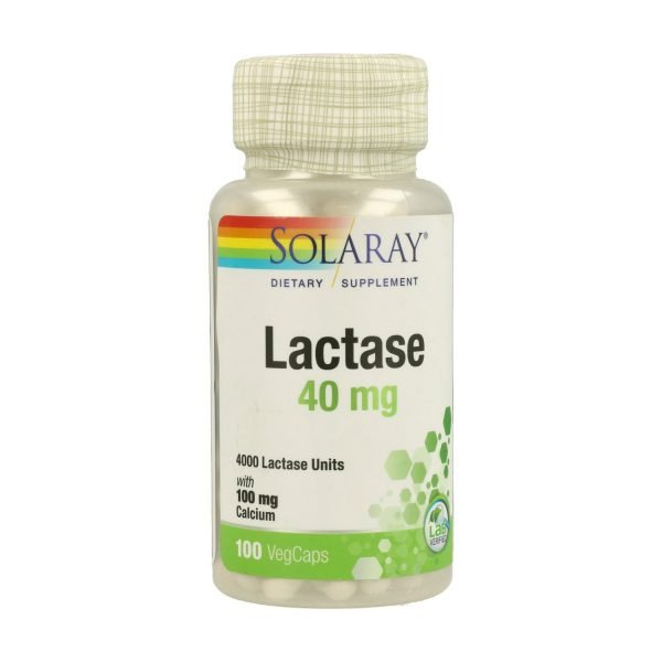 Lactase - 100 cáps. vegt. - Solaray