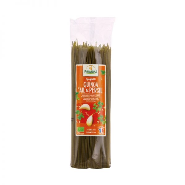 Espagueti trigo quinoa ajo perejil (500g) - Primeal