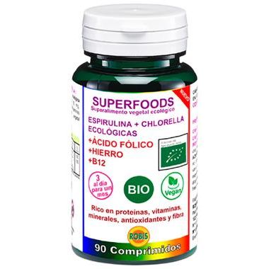 Superfoods-Chlorella Bio (90 Comprimidos) - Robis