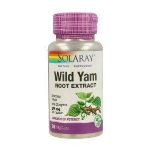 Wild Yam – 60 cáps. vegt. – Solaray