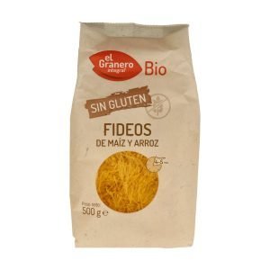 Fideos de Maíz y Arroz Sin Gluten Bio – El Granero Integral