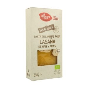Láminas Lasaña S/Gluten Bio (250gr)- El Granero Integral