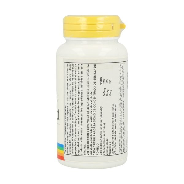 Grapefruit Seed Extract - 60 cáps vegetales - Solaray - Imagen 2