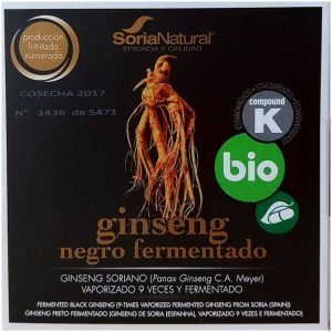 GINSENG NEGRO BIO 24 CAPSULAS – Soria Natural