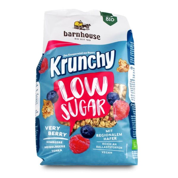 Muesli krunchy Frutos Rojos Bajo en Azucar (375 g) - Barnhouse