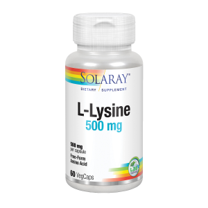 L-Lysine – 60 cáps. – Solaray