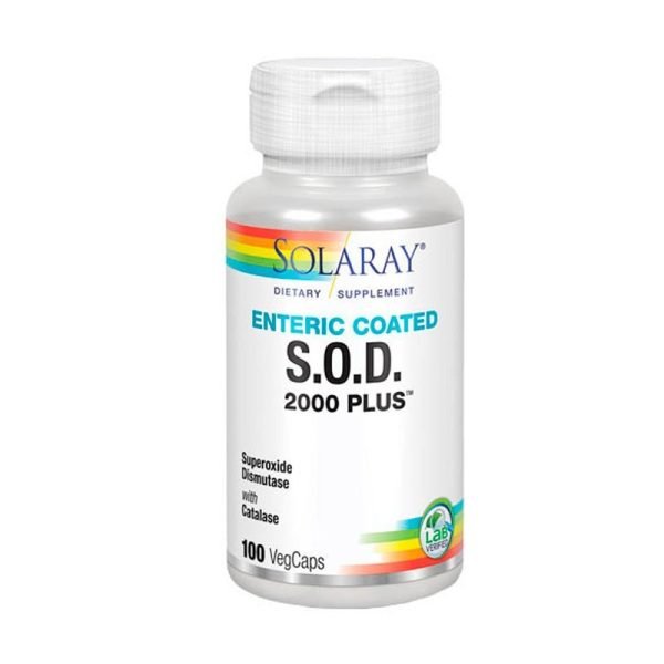 S.O.D. 2000 Plus - 100 cáps. vegt. - Solaray