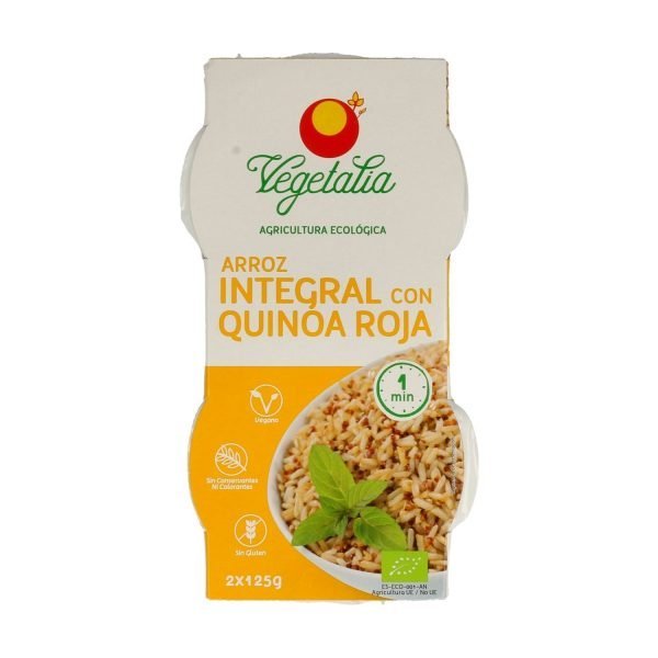 Vasito de Arroz Integral y Quinoa Roja - Vegetalia - Imagen 2