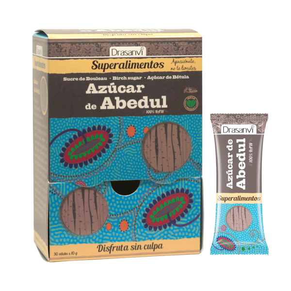Super Alimentos - Azúcar de Abedul Stick - Drasanvi