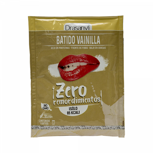 Sobre batido proteico vainilla 25 g Zero remordimientos - Drasanvi