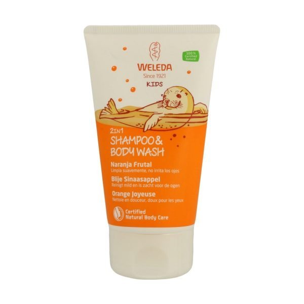 2 en 1 Champú y Gel de Ducha Naranja Frutal - Weleda