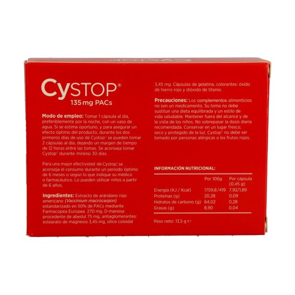 Cystop (30 Cáp)- Deiters - Imagen 2