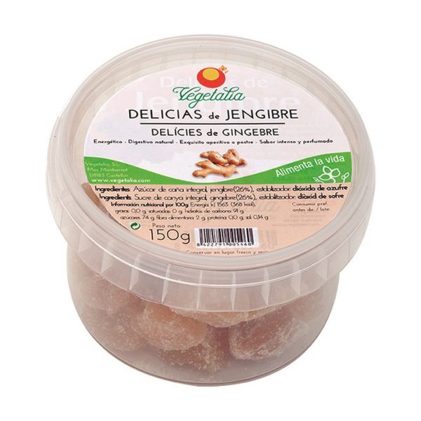 Delicias de Jengibre Glaseado - 150 gr. - Vegetalia