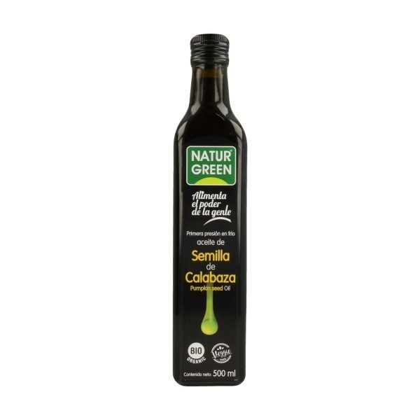 Aceite de Semillas de  Calabaza Bio (500 ml) - Naturgreen - Imagen 2