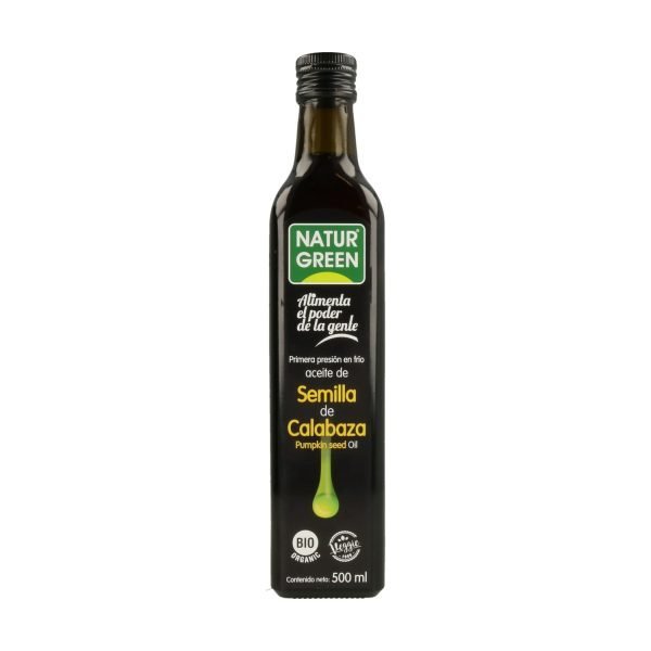 Aceite de Semillas de  Calabaza Bio (500 ml) - Naturgreen